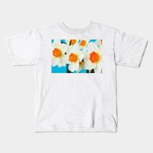 Narcissus  &#39;Barrett Browning&#39;   Division 3  Small-cupped  Daffodil Kids T-Shirt